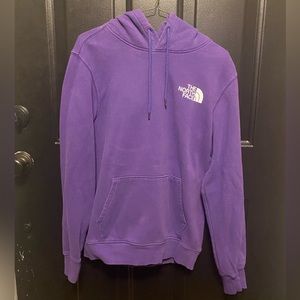 North Face Hoodie Purple Sm